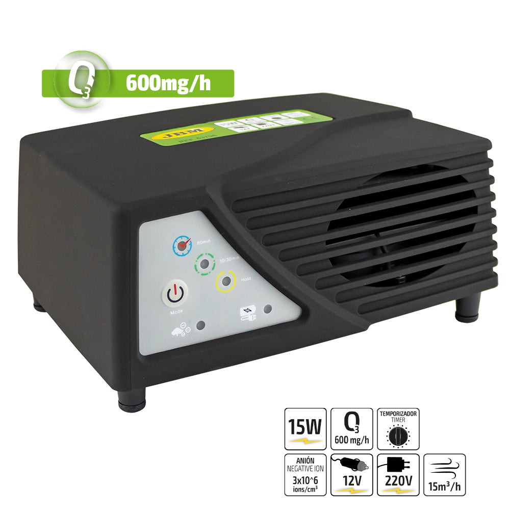 53796 GENERATORE PORTATILE DI OZONO 600 MG/H (12V/220V)