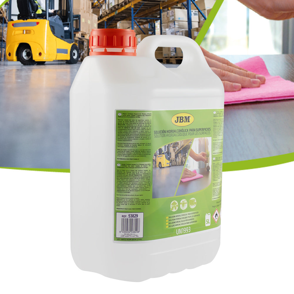 SOLUZIONE IDROALCOLICA PER SUPERFICI - 5L | 53829