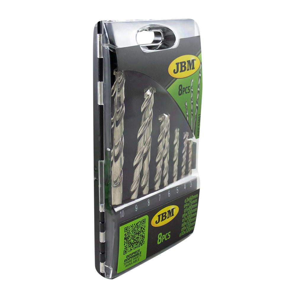 SET DI 8 PUNTE PER MURATURA 3-10 MM  | 53861