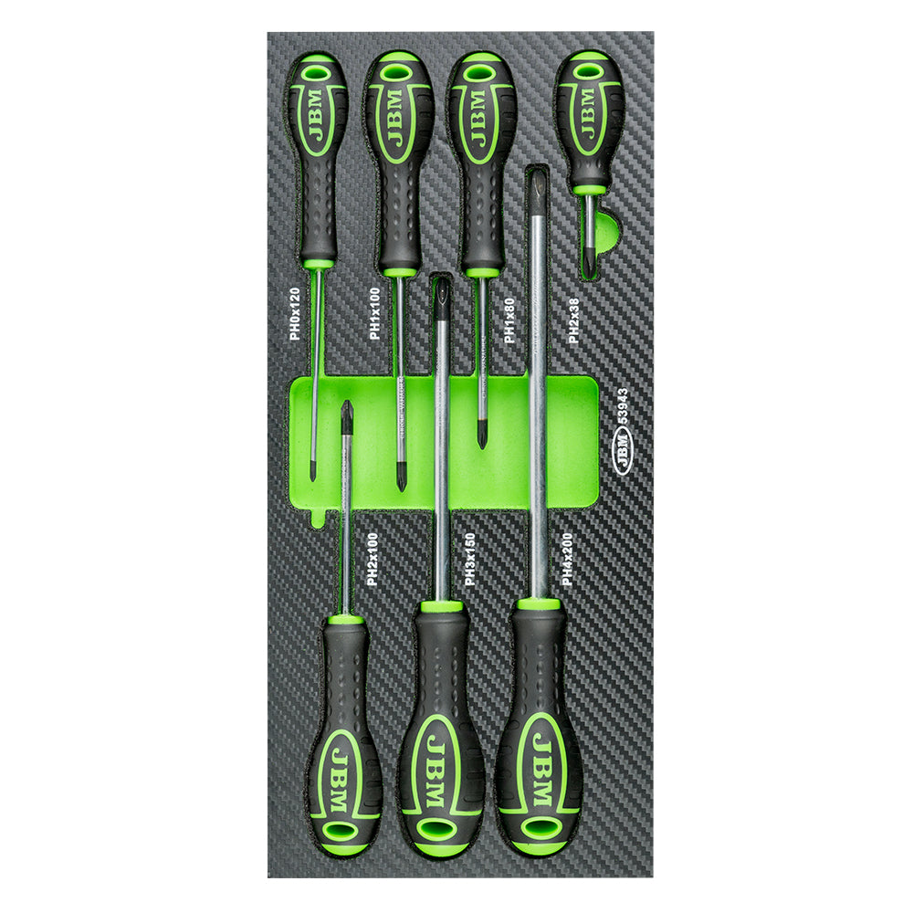 PROMO SET DI 7 CACCIAVITI STELLA - FIBRA DI CARBONIO + 53944 | SERIE410