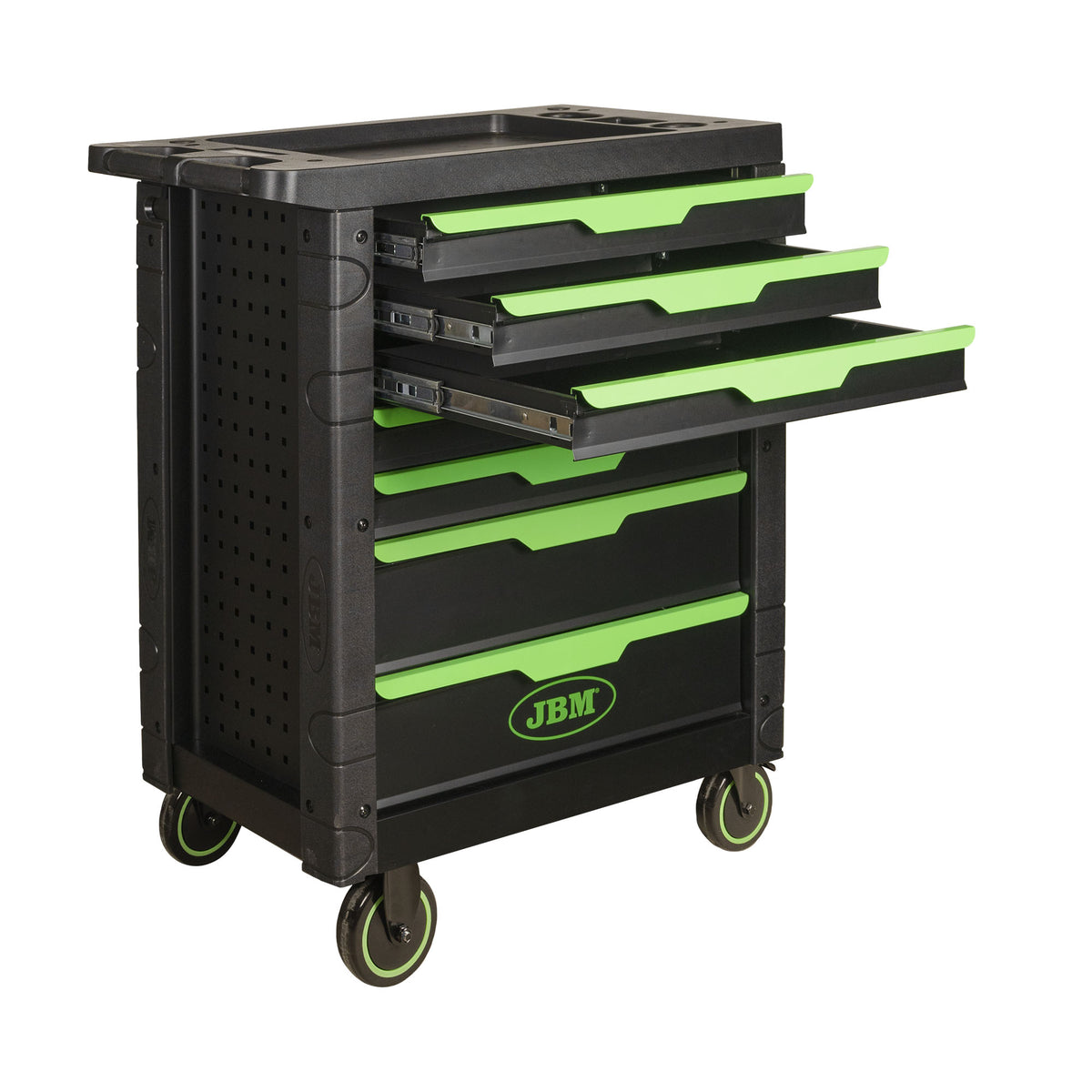 CARRELLO VERDE 7 CASSETTI SPECIALE KIT DI MESSA IN FASE  | 53951