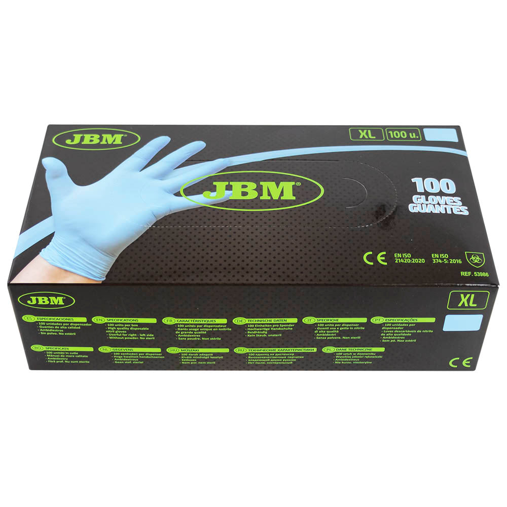 SCATOLA DA 100 PZ GUANTI NITRILE TAGLIA XL | 53986