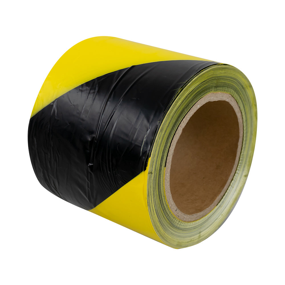NASTRO SEGNALETICO GIALLO/NERO - 200M | 53987