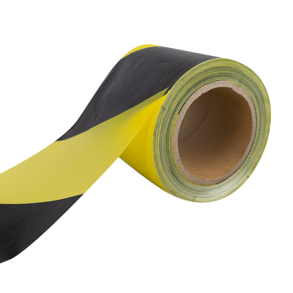 NASTRO SEGNALETICO GIALLO/NERO - 200M | 53987