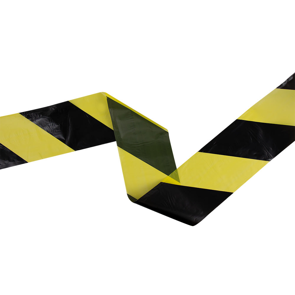 NASTRO SEGNALETICO GIALLO/NERO - 200M | 53987