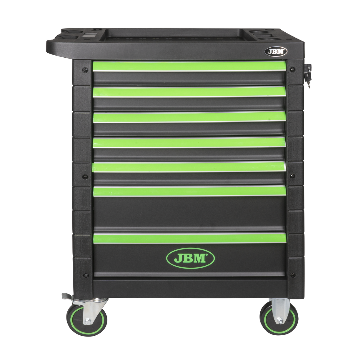 CARRELLO A 7 CASSETTI SENZA UTENSILI - VERDE | 54006