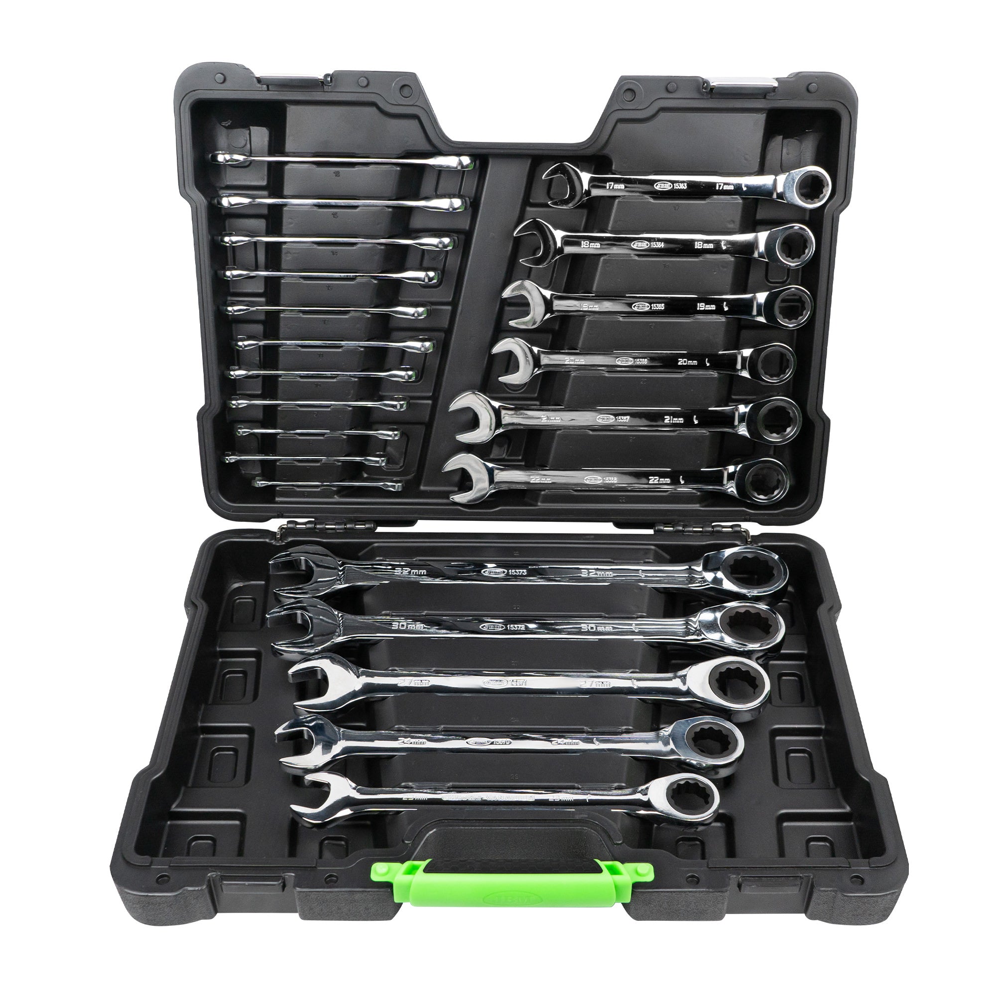 54041 SET DI 22 CHIAVI COMBINATI A CRICCHETTO