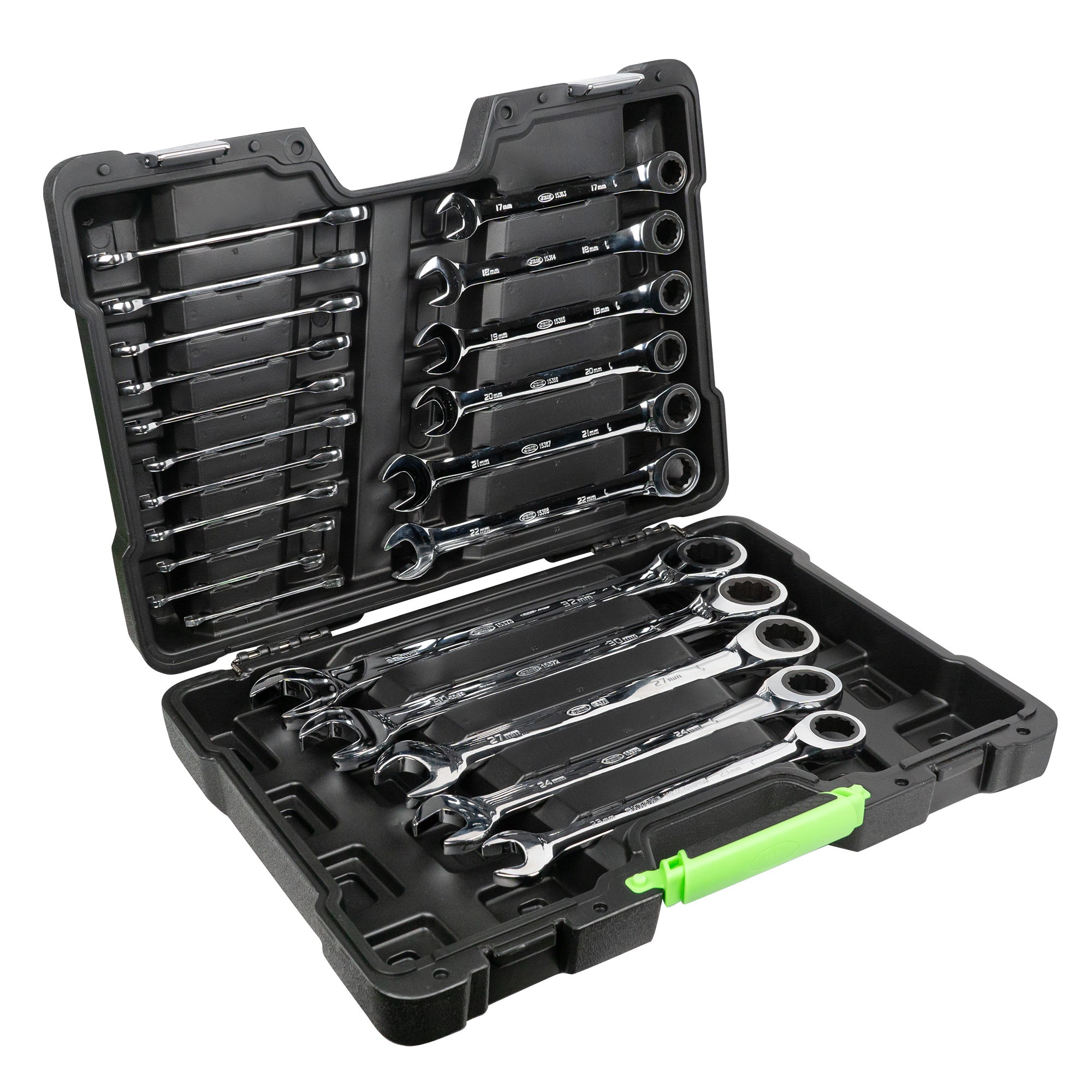 54041 SET DI 22 CHIAVI COMBINATI A CRICCHETTO