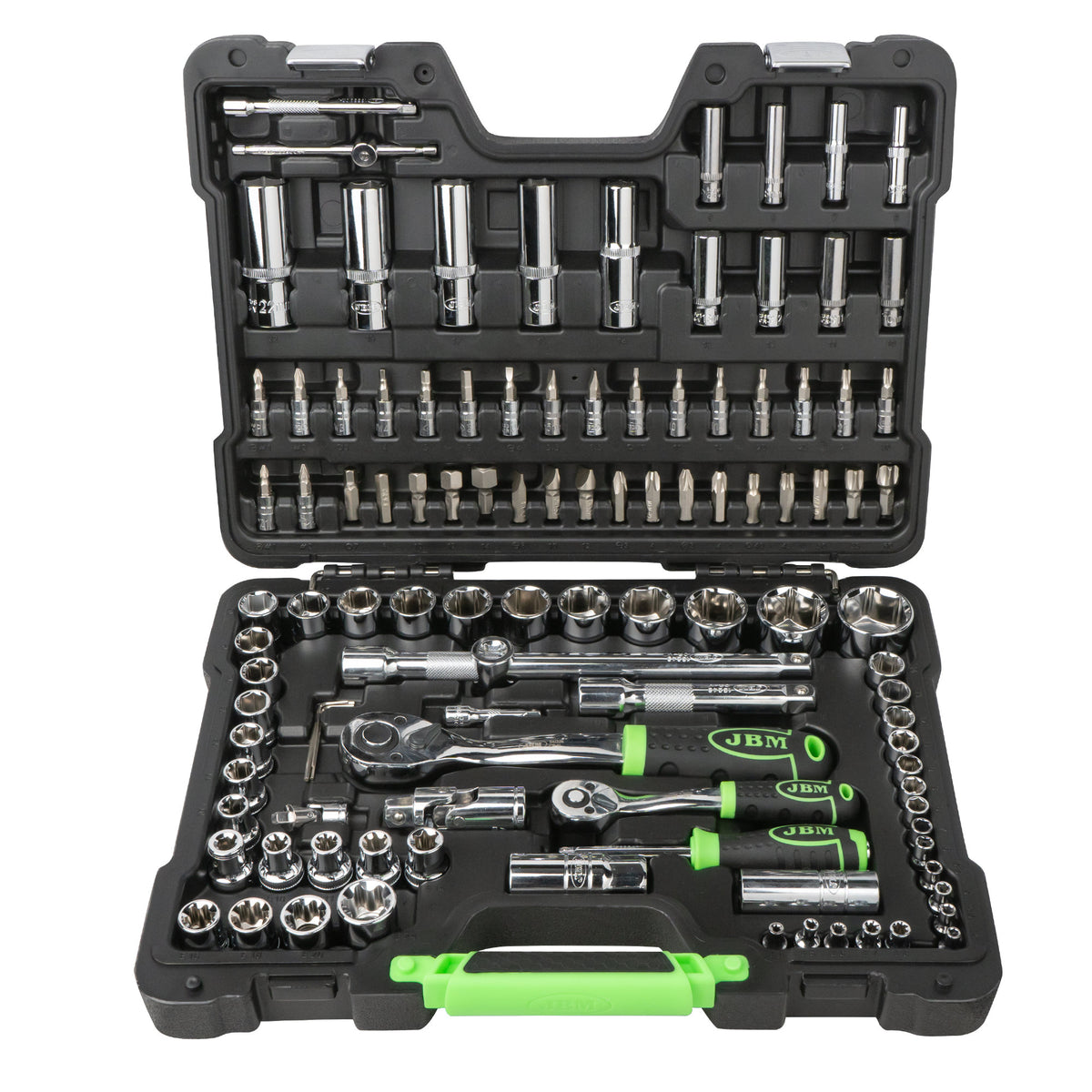 SET DI UTENSILI DA 108 PEZZI CON BUSSOLE ESAGONALI DA 1/4