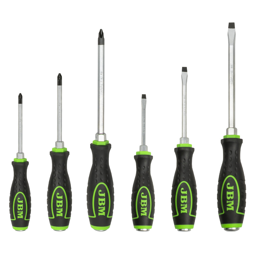54071-SET DI 6 CACCIAVITI GO-THROUGH (3 A CROCE + 3 A TAGLIO)