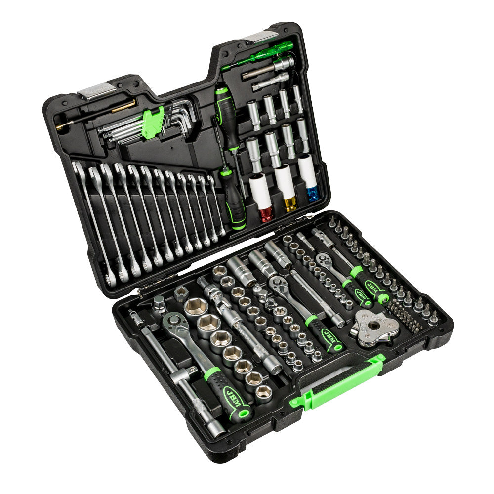 SET DI UTENSILI DA 132 PEZZI CON BUSSOLE ESAGONALI DA 1/2 | 54082