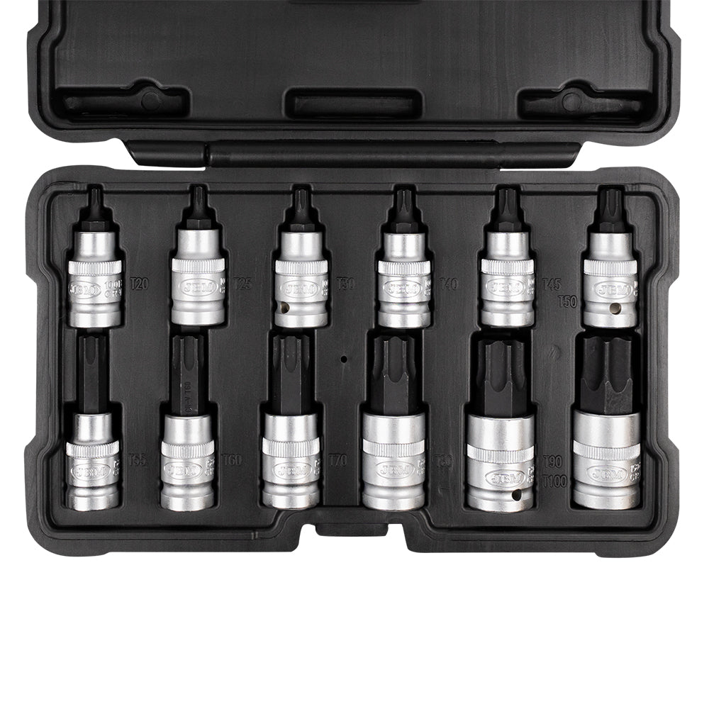 54154 - SET DI 12 PEZZI 1/2" PUNTA TORX