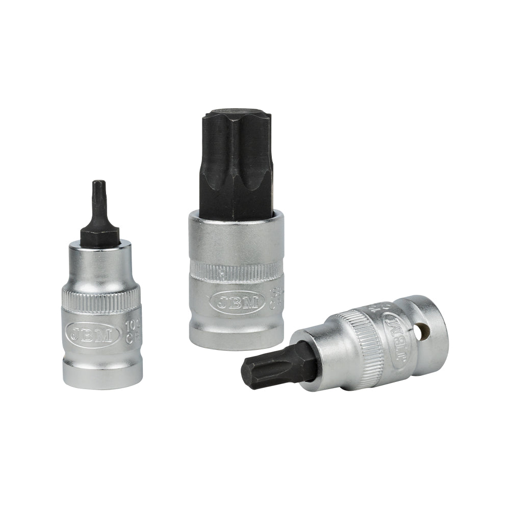 54154 - SET DI 12 PEZZI 1/2" PUNTA TORX