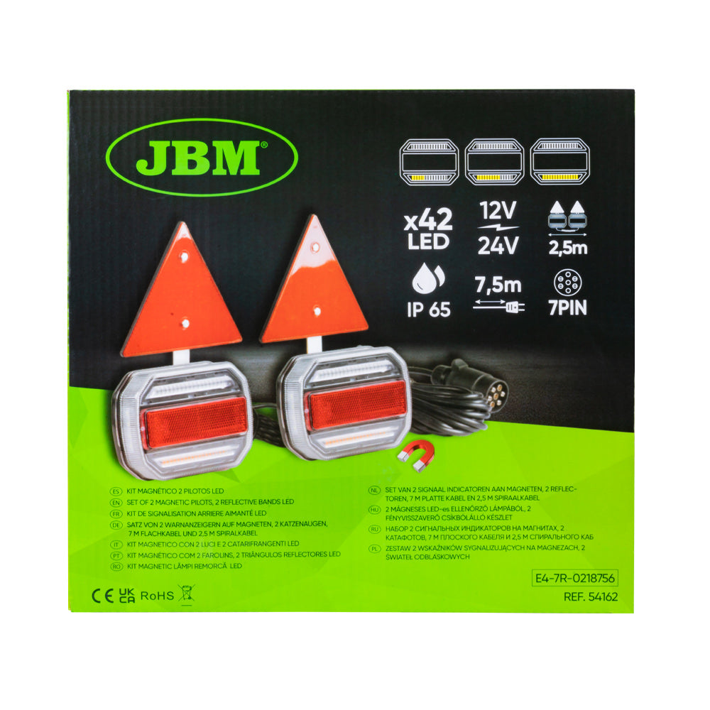 KIT MAGNETICO CON 2 LUCI E 2 CATARIFRANGENTI LED | 54162