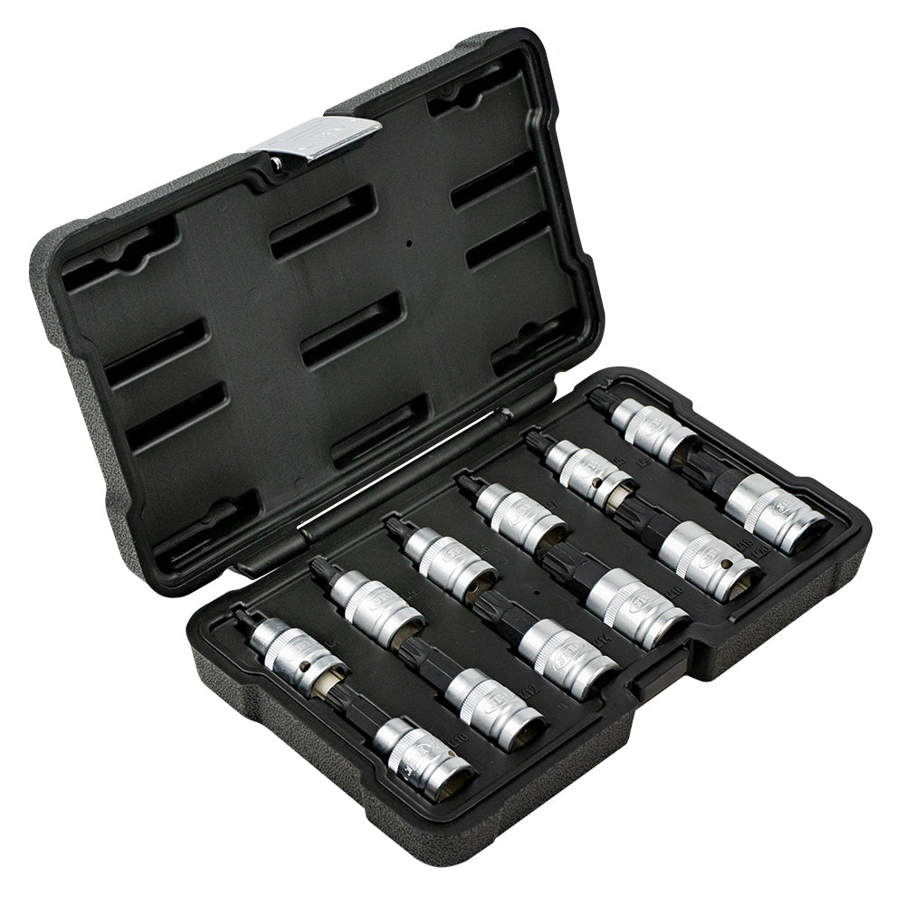 54164-SET DI 12 PEZZI DA 1/2" PUNTA POLIGONALE