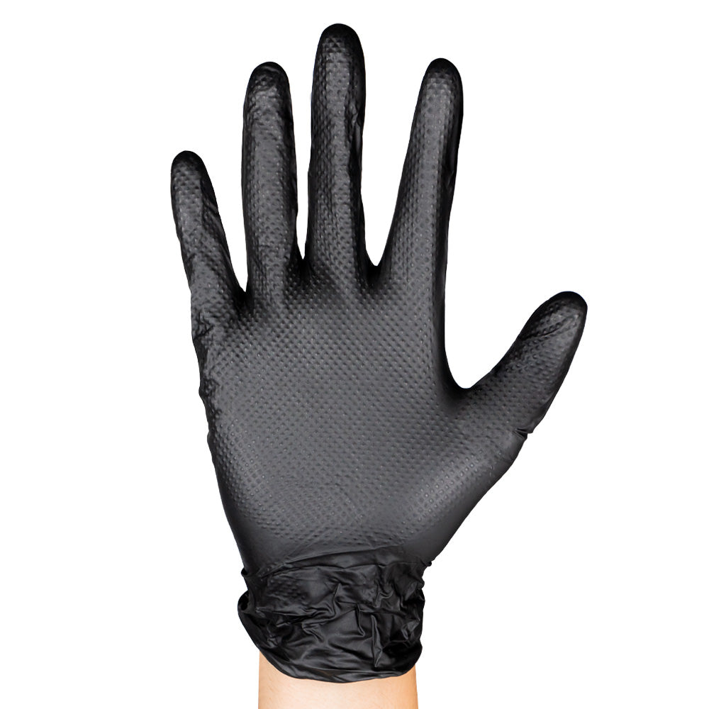SCATOLA DA 100 PZ GUANTI NITRILE T:L 7,0MIL (100 UNIT?) DIAMANTATI | 54178