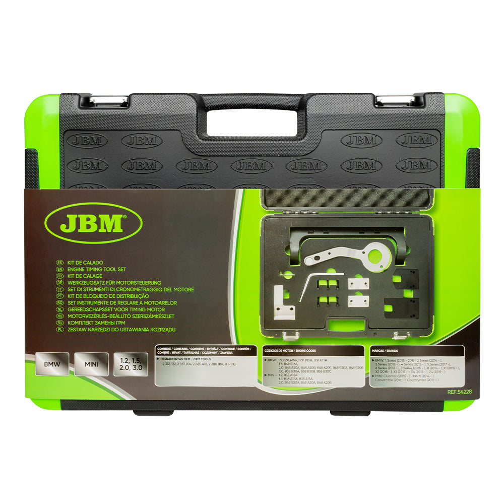 KIT DI ATTREZZI DI CRONOMETRAGGIO DEL MOTORE PER BMW/MINI 1.2, 1.5, 2.0, 3.0 | 54228