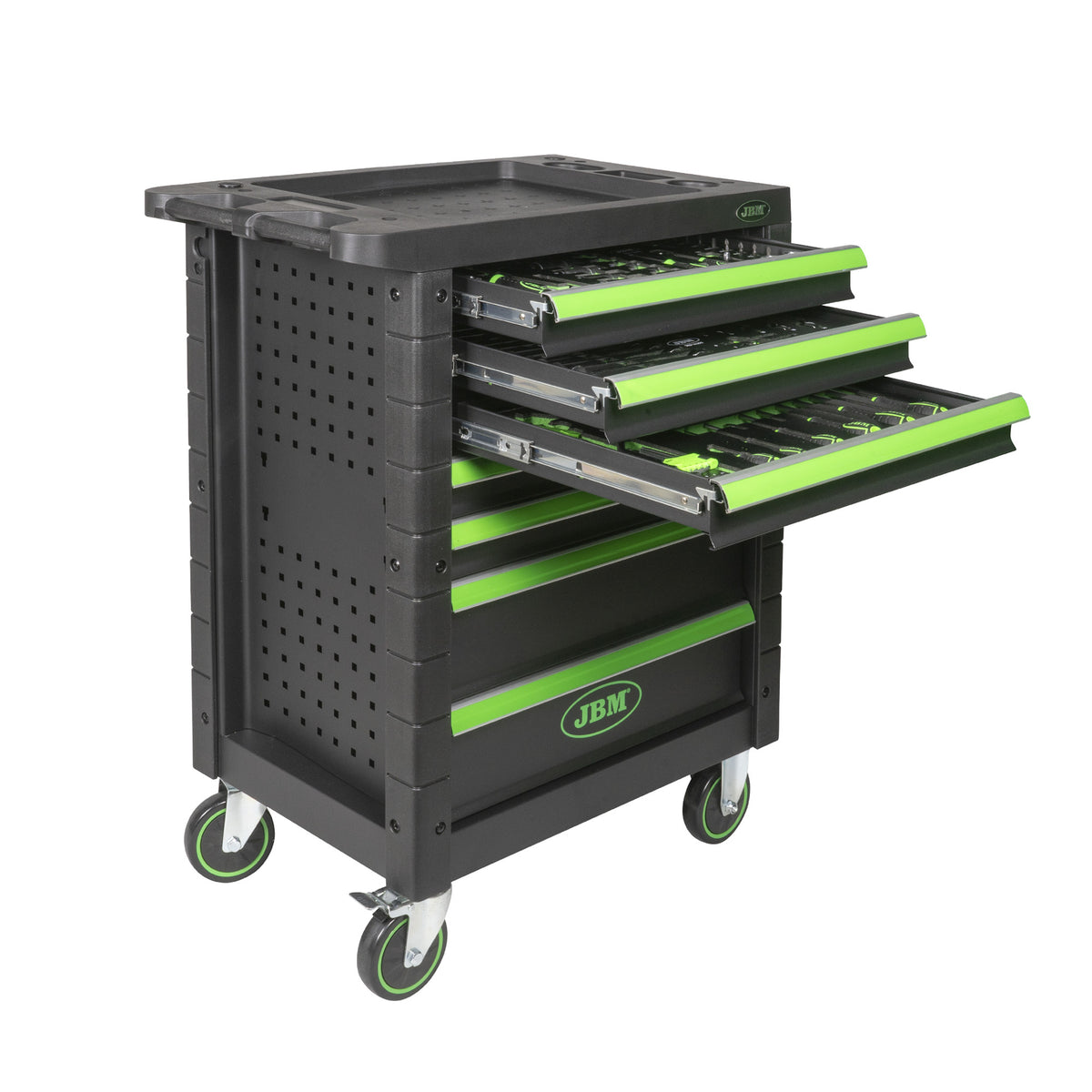 CARRELLO PORTAUTENSILI 7 CASSETTI VERDE SPECIALE PER AUTOCARRI | 54240