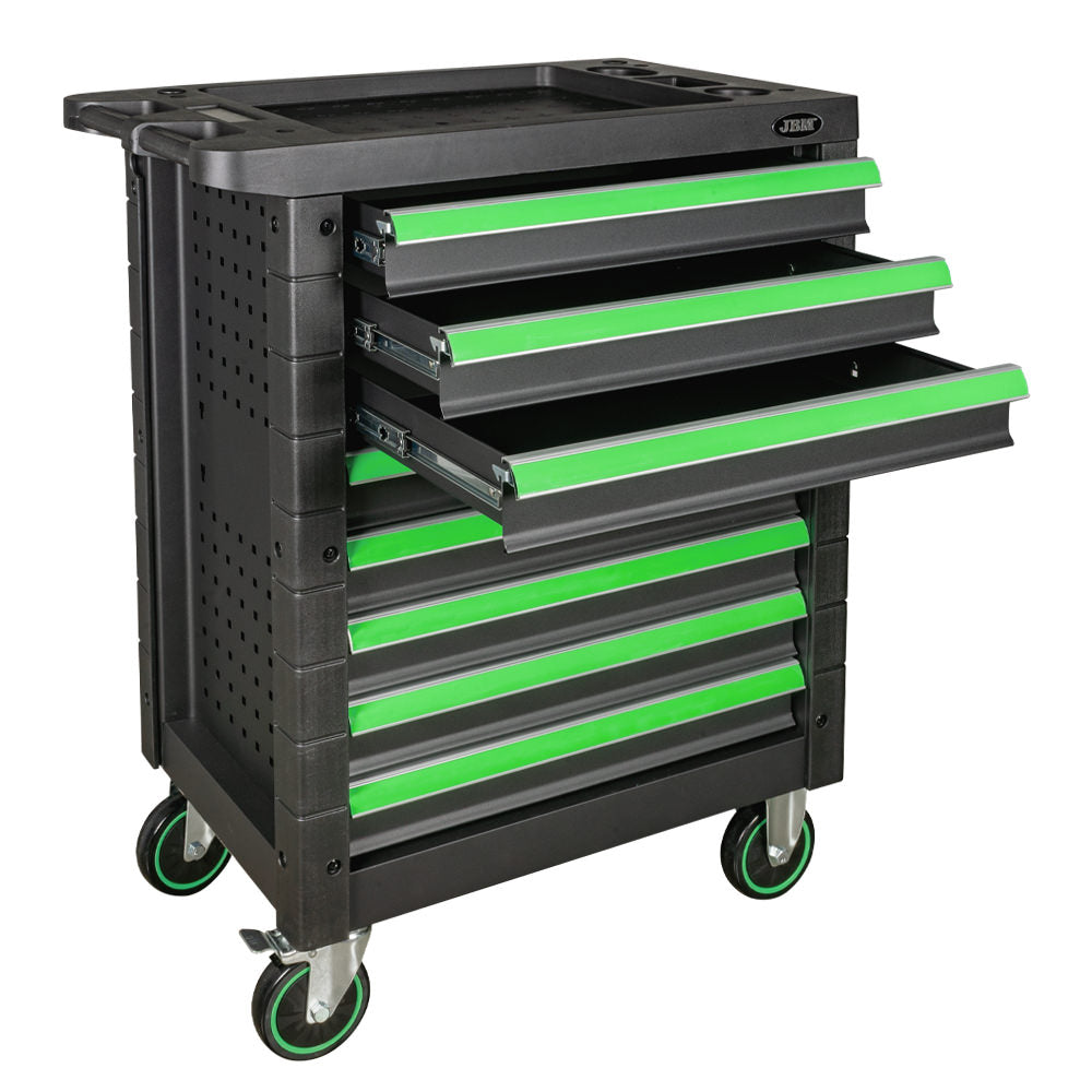 CARRELLO UTENSILI 8 CASSETTI UGUALI VERDE - VUOTO | 54296