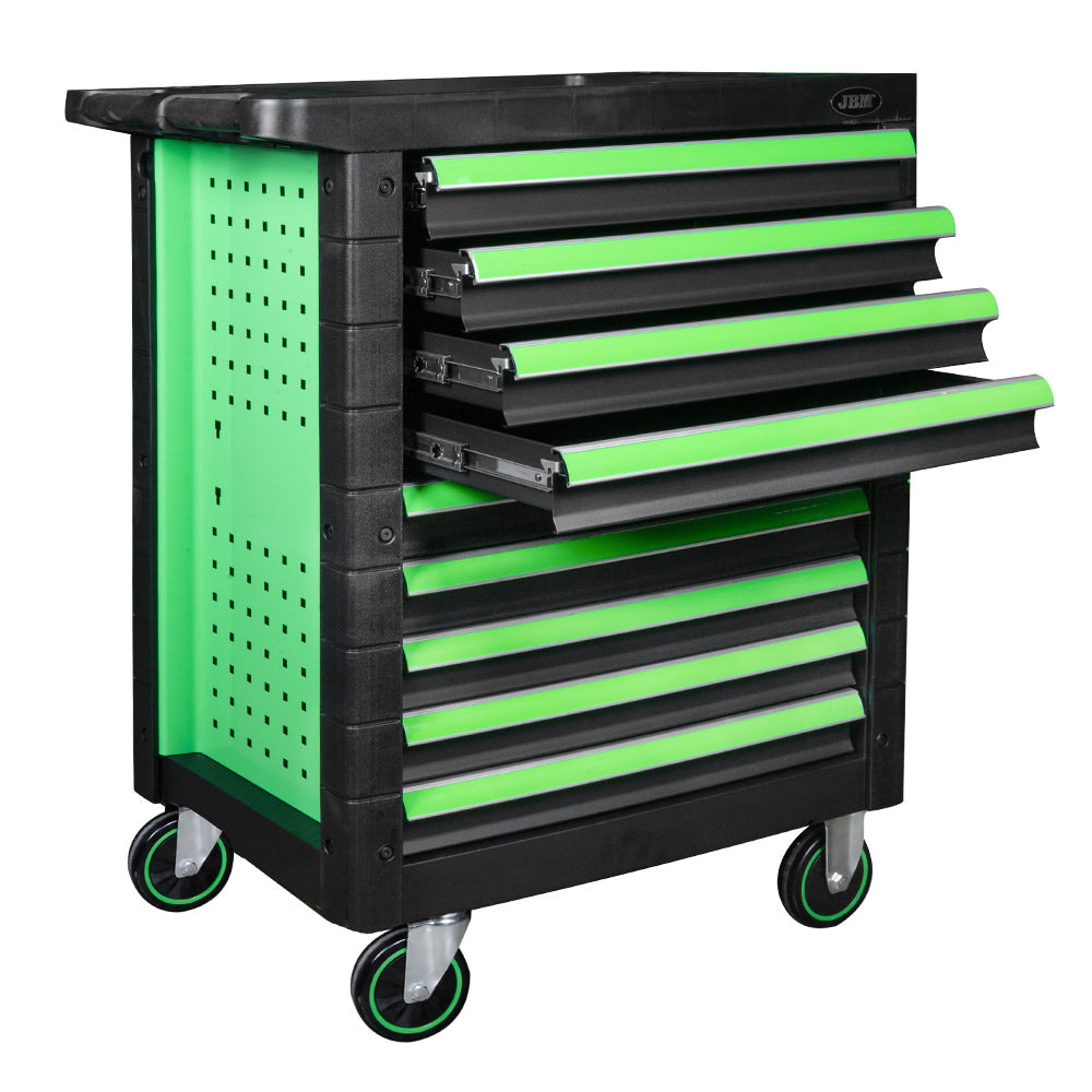 CARRELLO UTENSILI 9 CASSETTI UGUALI VERDE - VUOTO | 54297