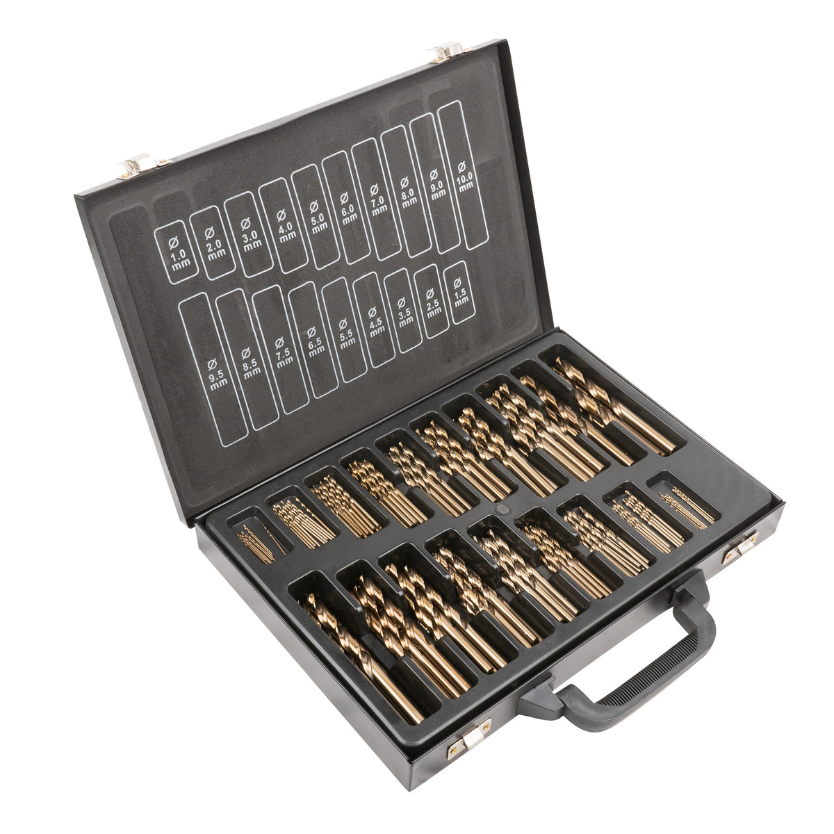 SET DI PUNTE ELICOIDALI 1-10MM HSS-CO5 COBALTO | 54348