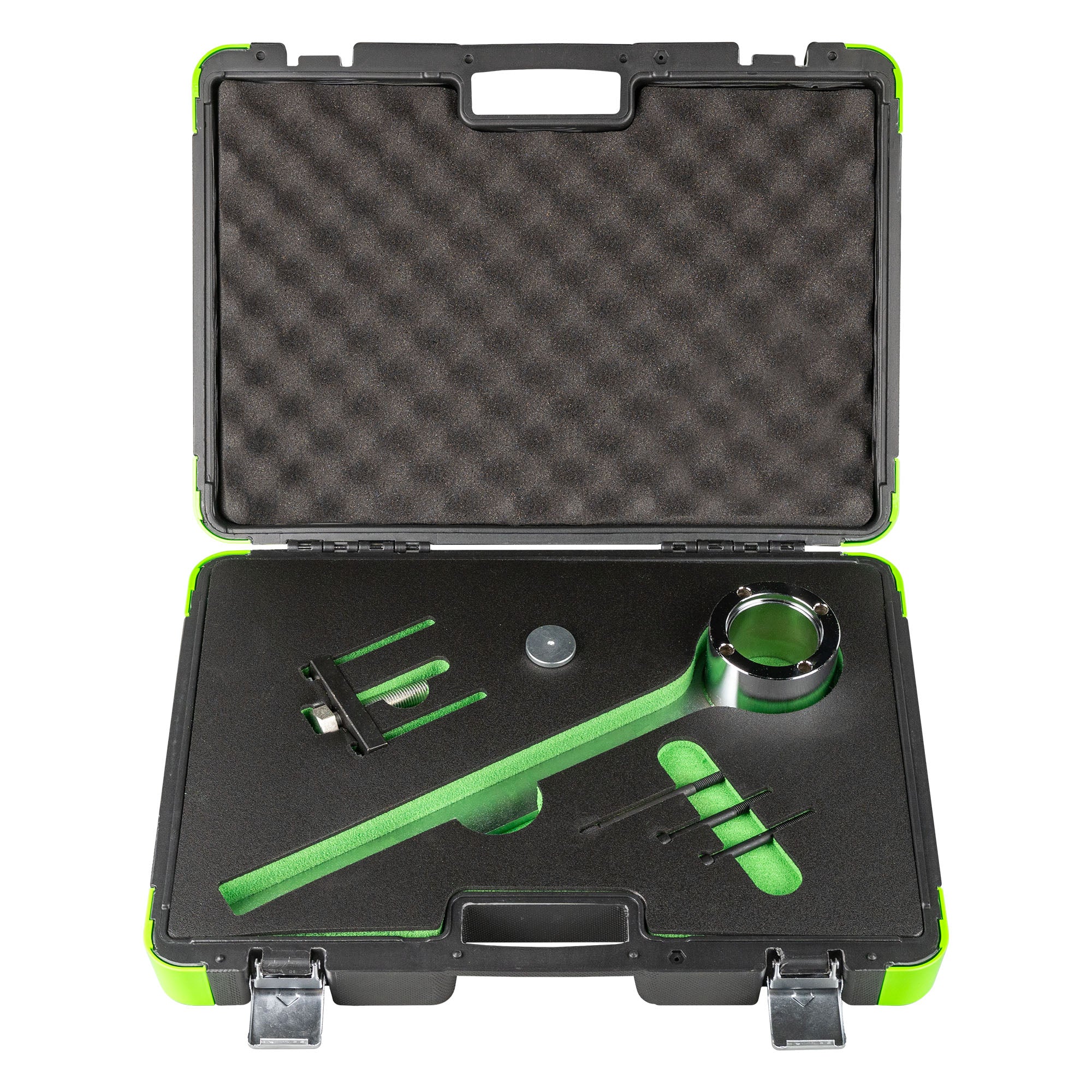 54427 ATTREZZO PER IL BLOCCAGGIO DELLA PULEGGIA DELL'ALBERO MOTORE JAGUAR/LAND ROVER 4.0, 4.2, 4.4