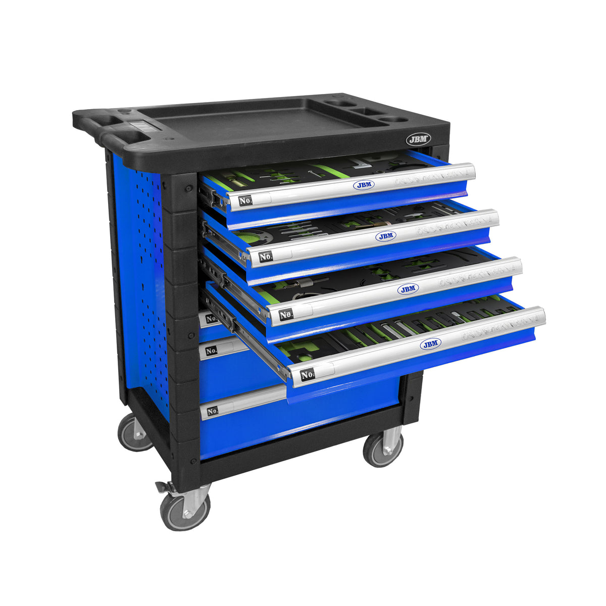 CARRELLO BLU 7 CASSETTI SPECIALE KIT DI MESSA IN FASE | 54501