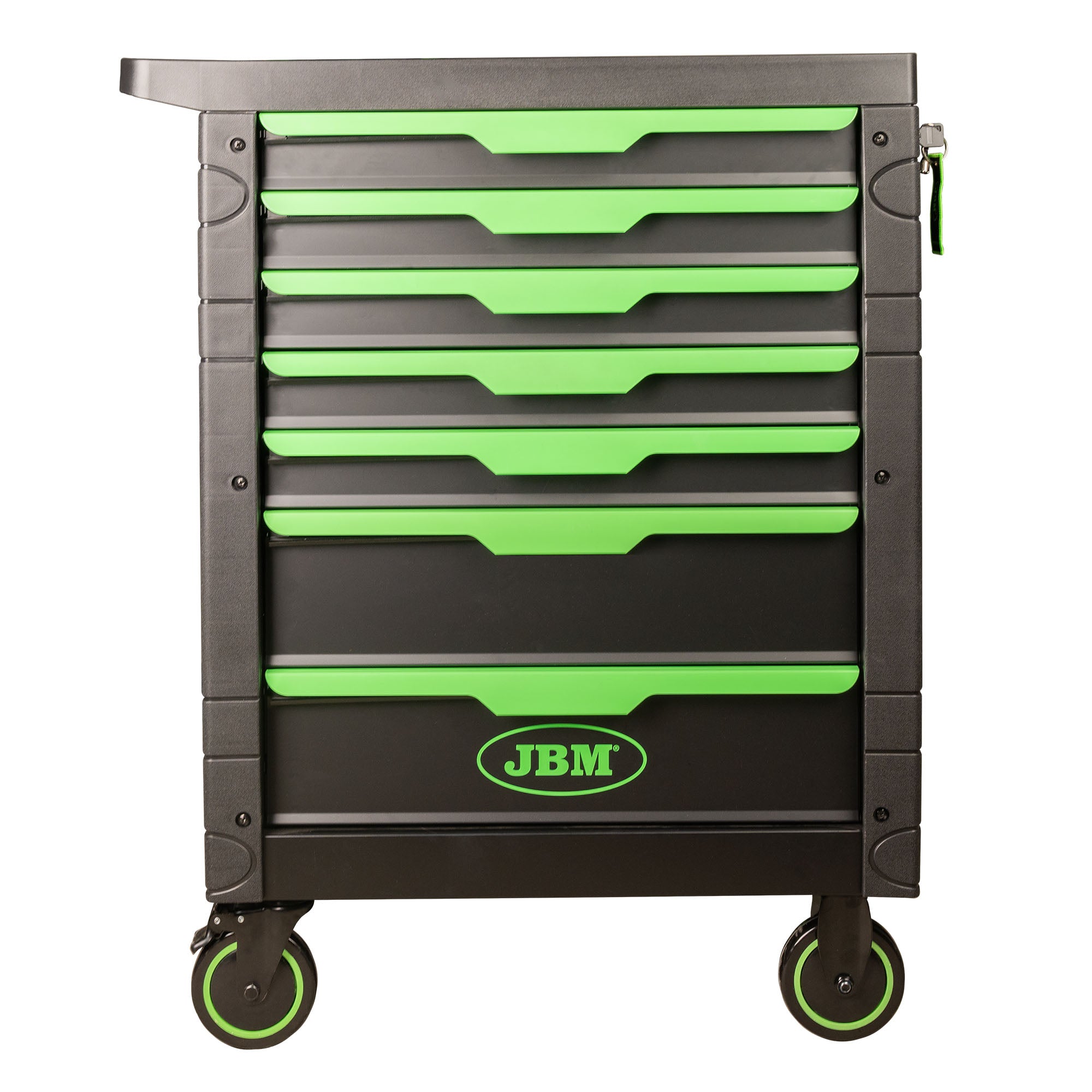 54503 CARRELLO A 7 CASSETTI SENZA UTENSILI VERDE