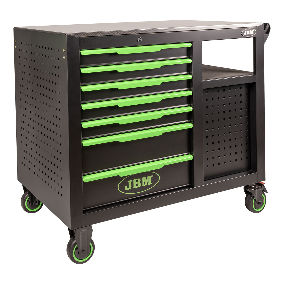 CARRELLO PORTAUTENSILI CON 7 CASSETTI FRONTALI E 4 CASSETTI LATERALI | 54509