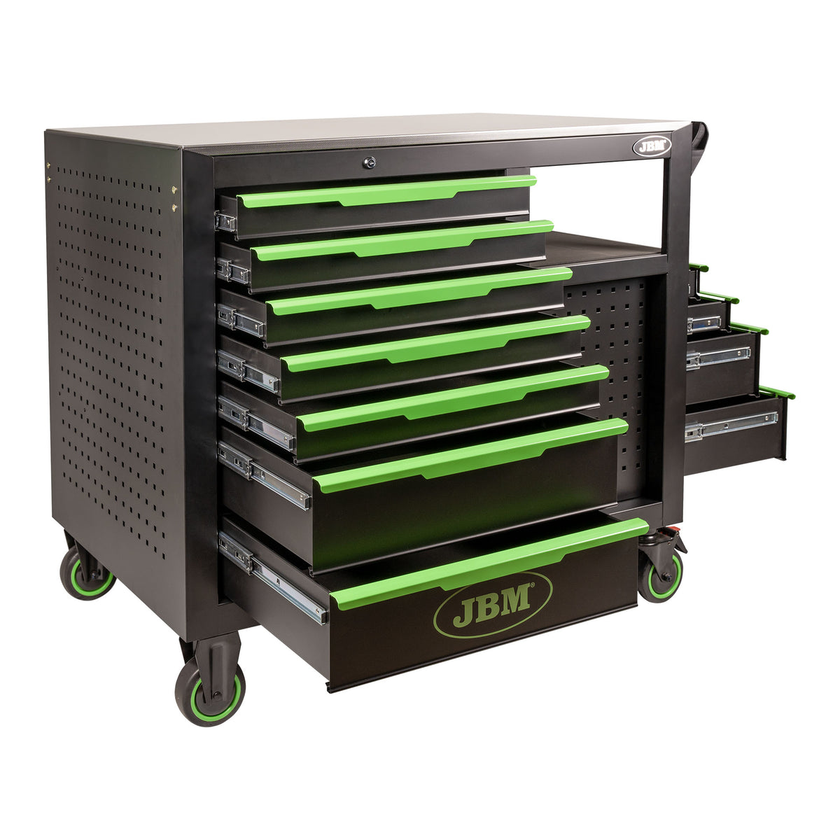 CARRELLO PORTAUTENSILI CON 7 CASSETTI FRONTALI E 4 CASSETTI LATERALI | 54509