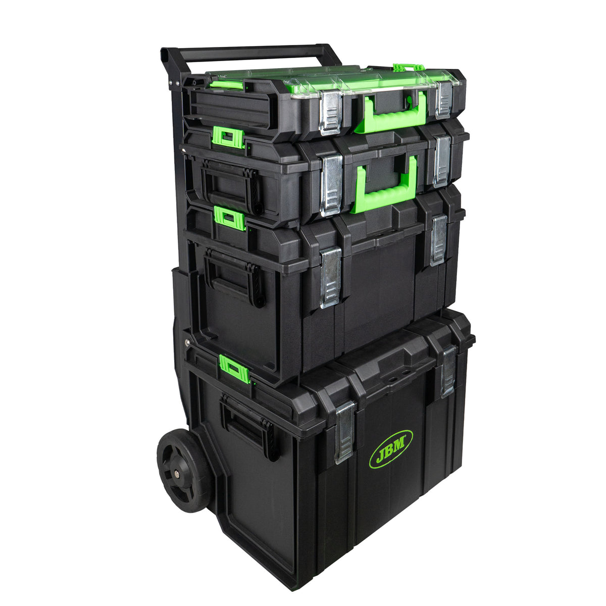 CARRELLO MODULARE + AVVITATORE 1/2" 1000NM + SMERIGLIATRICE ANGOLARE E TRAPANO + MINI LAMPADA LED | SERIE580C