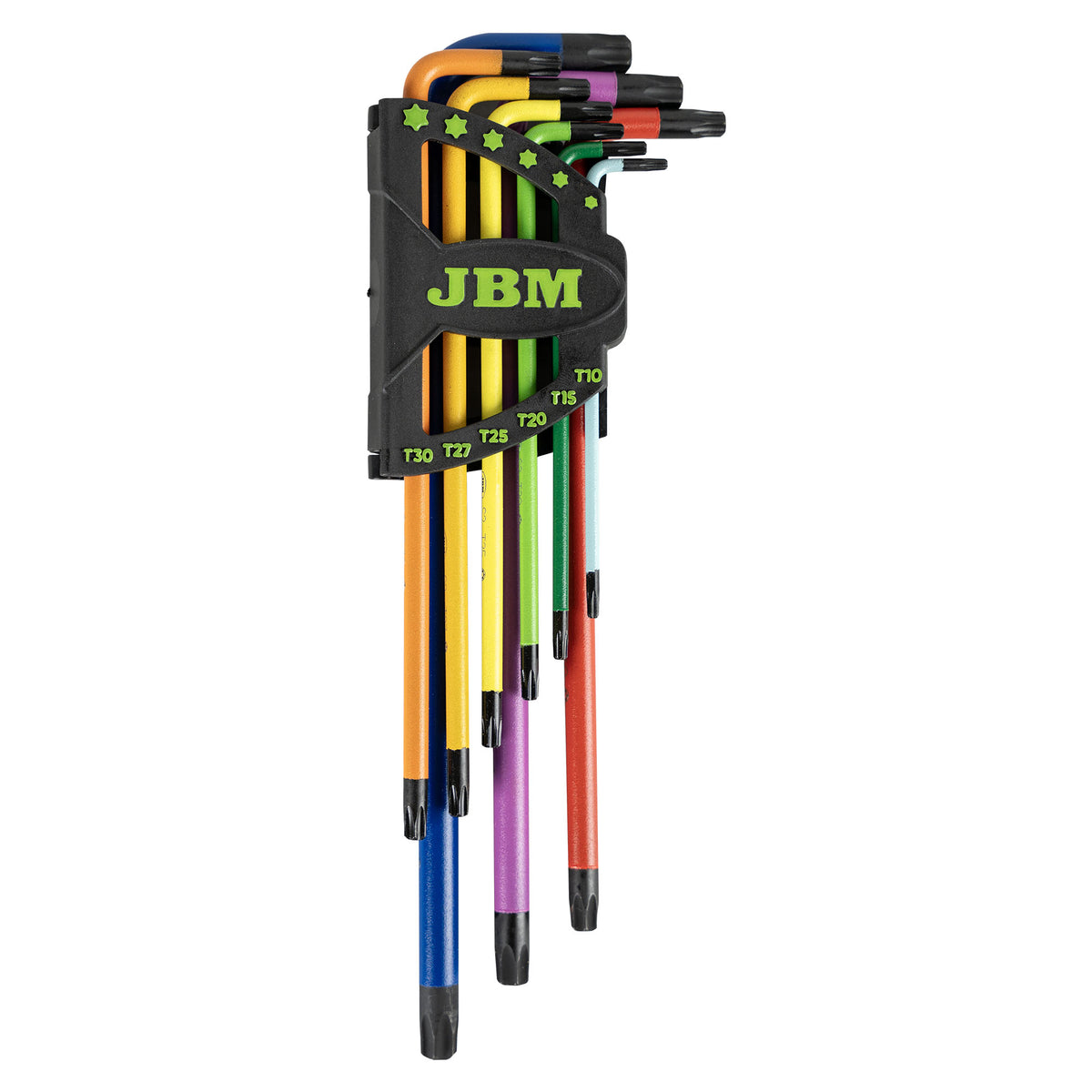 SET DI 9 CHIAVI TORX EXTRA LUNGHE COLORATE | 54532