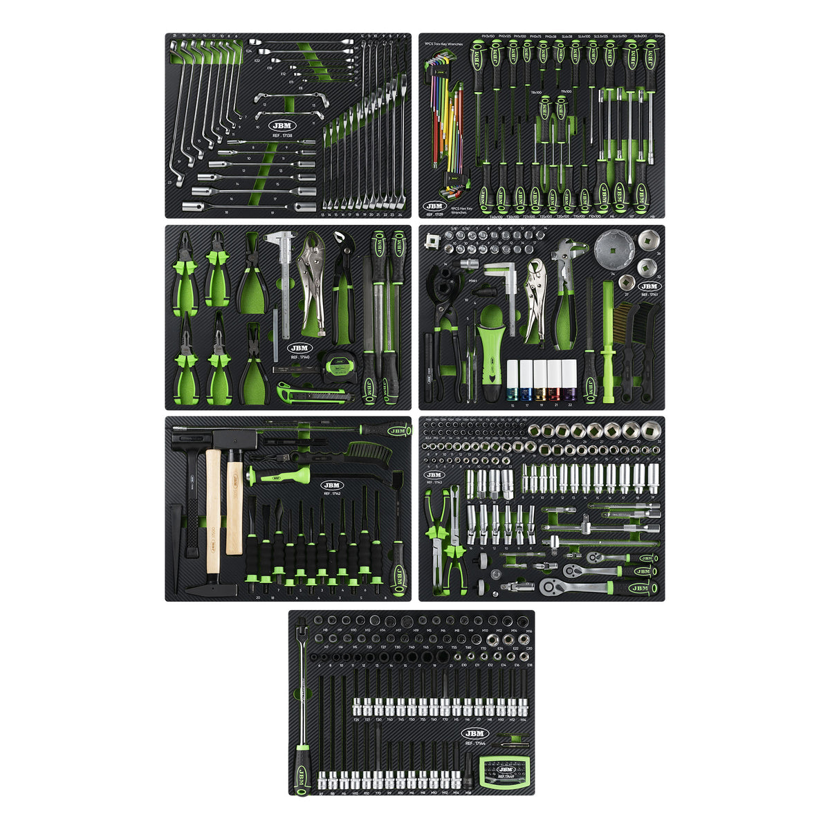 CARRELLO A 8 CASSETTI CON ASSORTIMENTO DI 289 PEZZI | 54718
