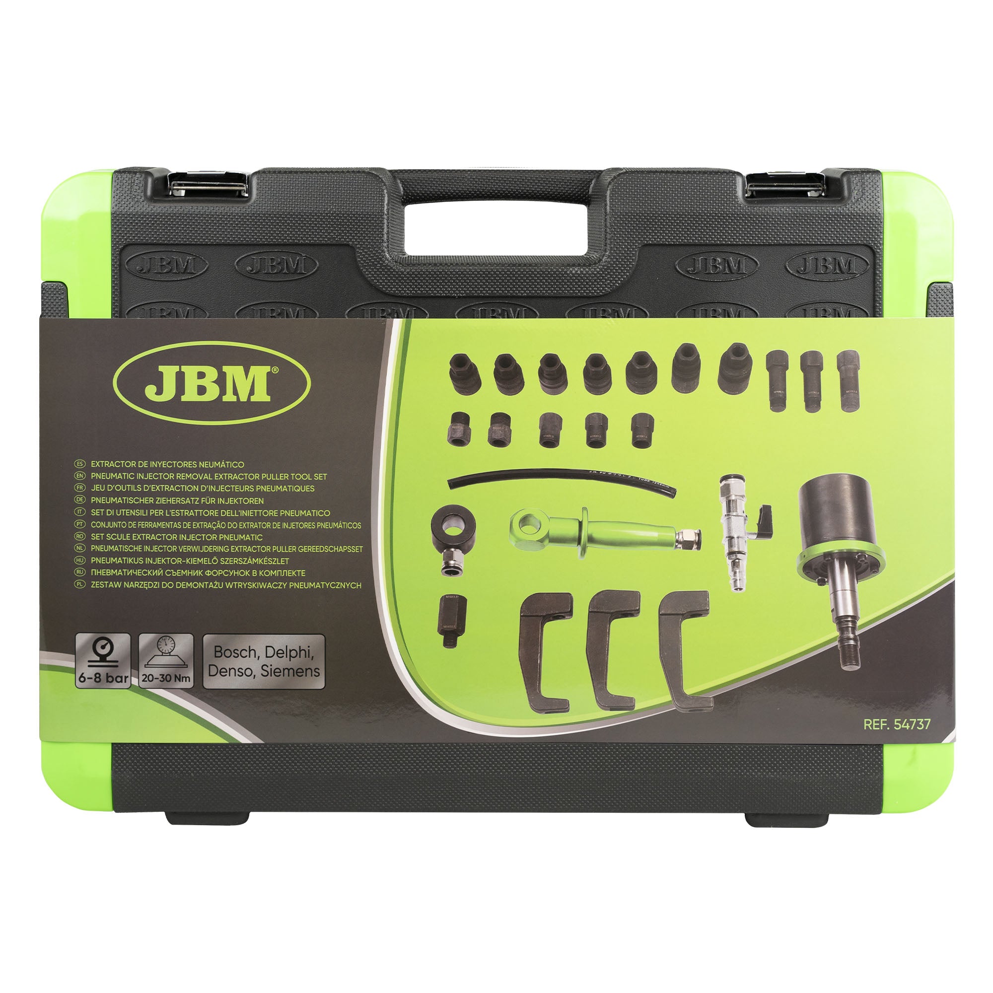 54737 SET DI UTENSILI PER L'ESTRATTORE DELL'INIETTORE PNEUMATICO