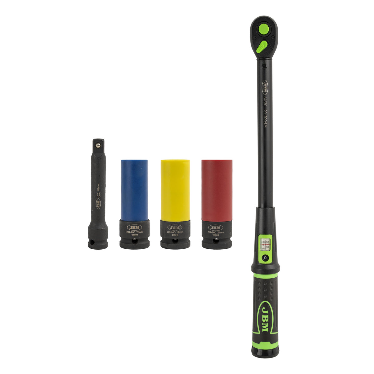 SET DI UTENSILI DA 5 PEZZI CON CHIAVE DINAMOMETRICA 1/2 | 54785
