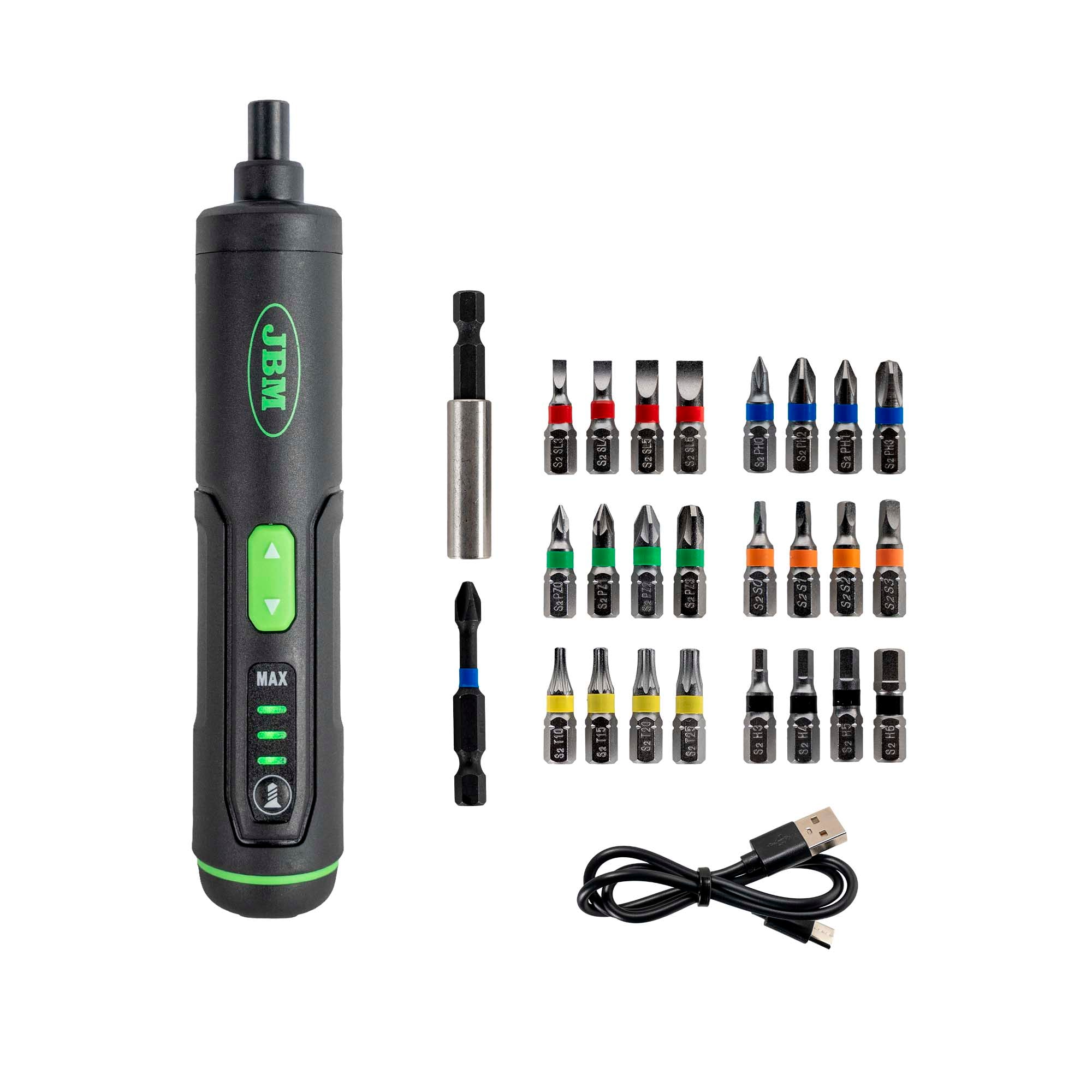 CACCIAVITE A BATTERIA A 3 VELOCITÀ CON PUNTE | 54860 ⭐️ FUORITUTTO ⭐️