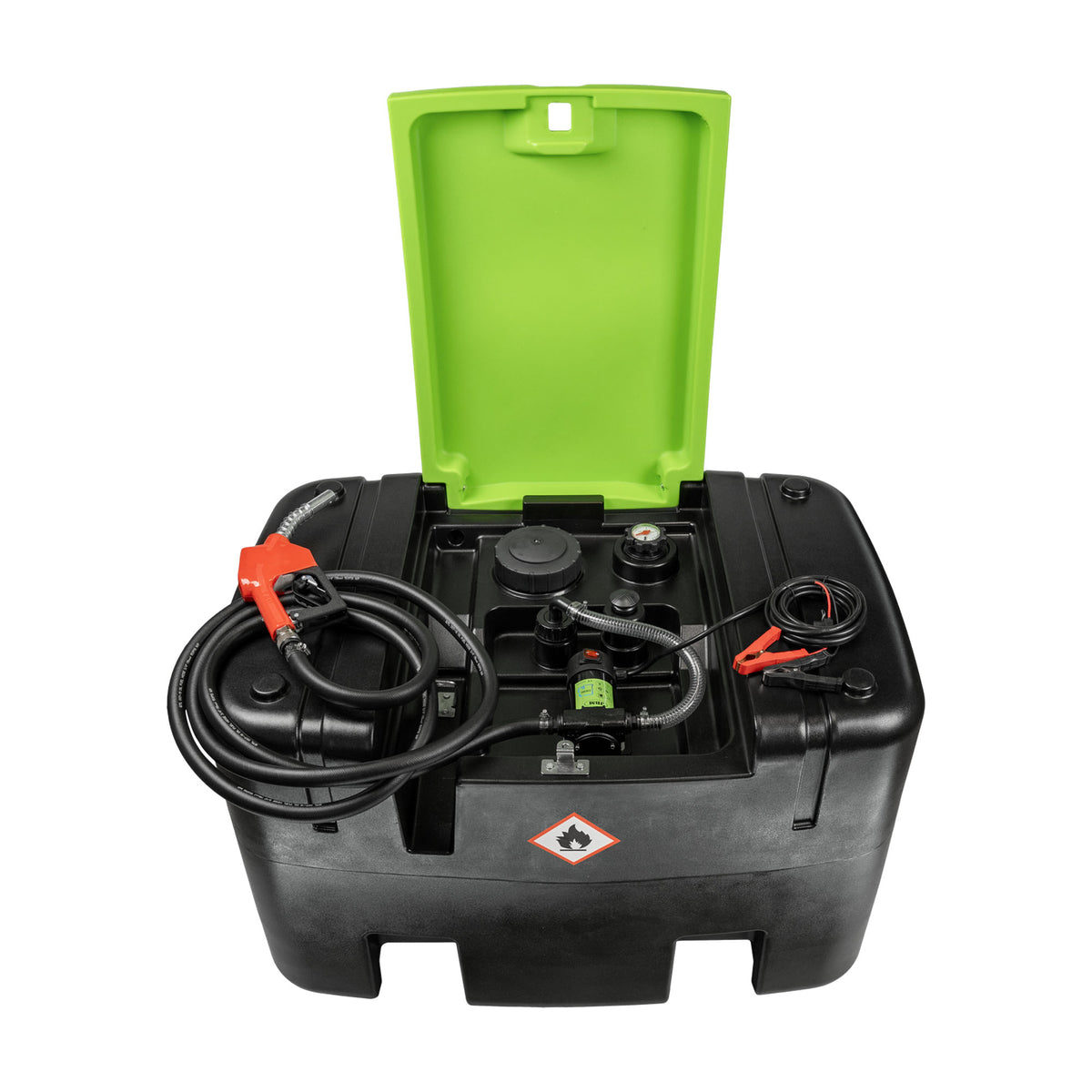 POMPA ELETTRICA PER CARBURANTE DIESEL CON SERBATOIO DA 400L | 54876