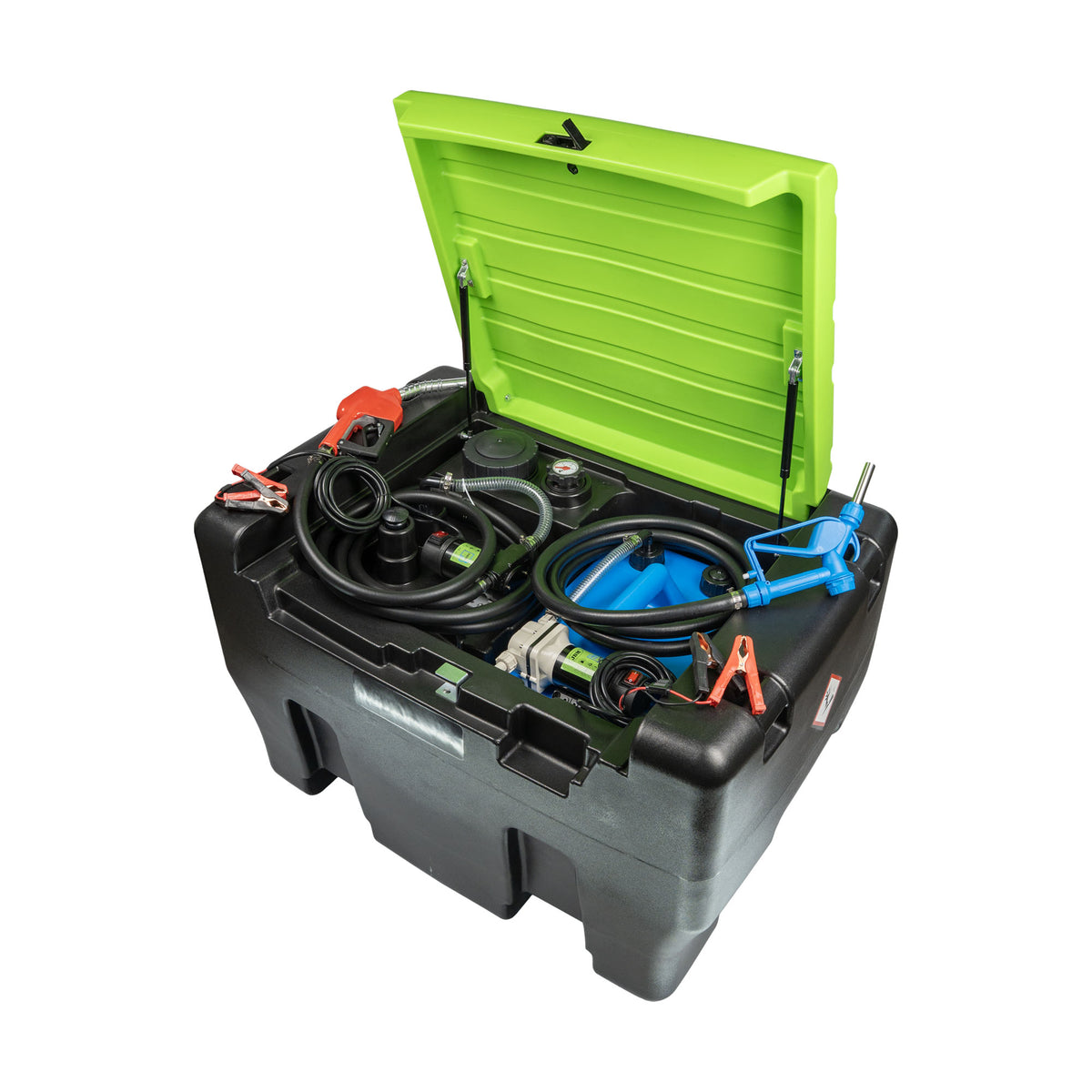 POMPA PER CARBURANTE DIESEL E AUS32 CON SERBATOIO DOPPIO DA 330+50L | 54877
