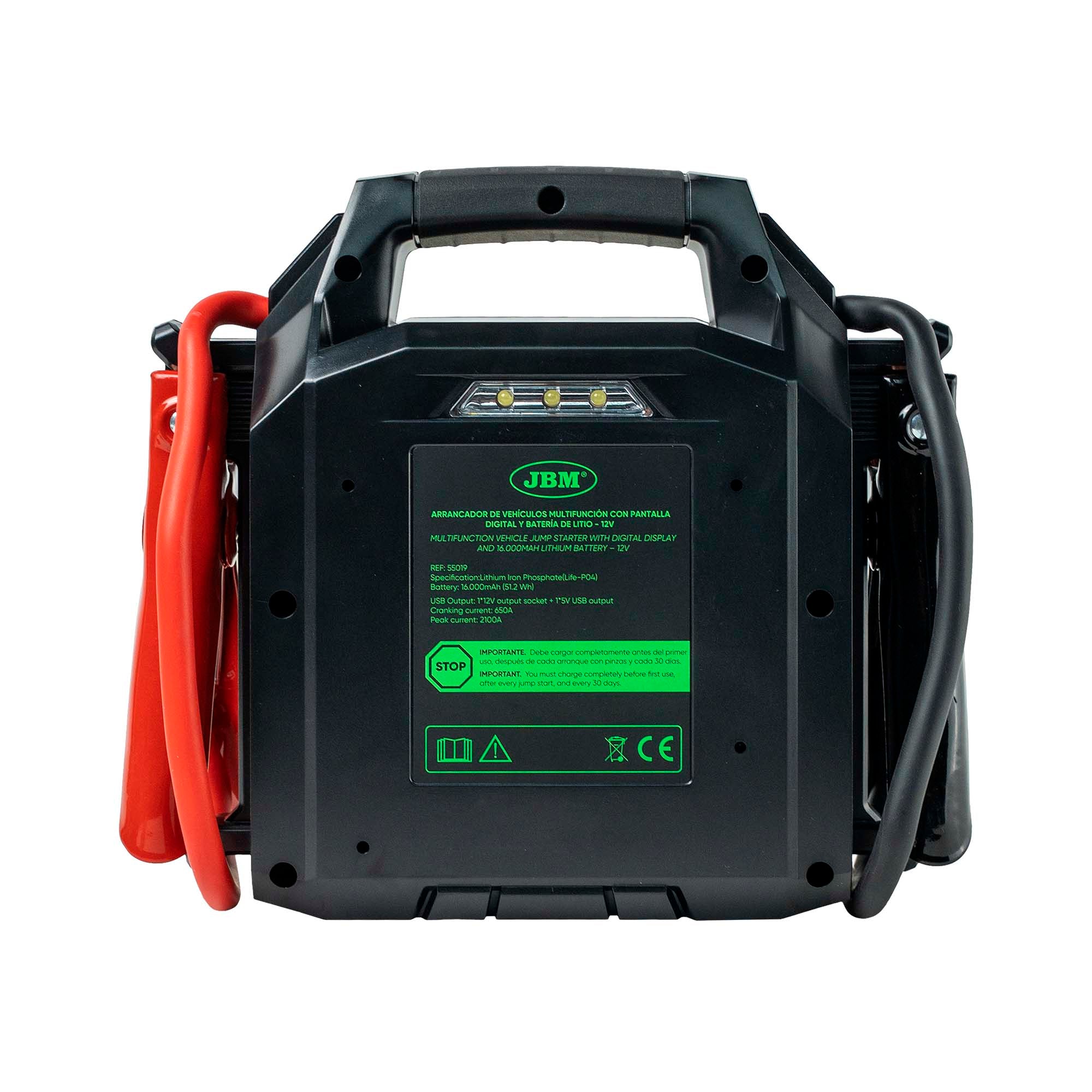 AVVIATORE PER VEICOLI CON DISPLAY E BATTERIA AL LITIO DA 16.000MAH – 12V | 55019 ⭐️ FUORITUTTO ⭐️