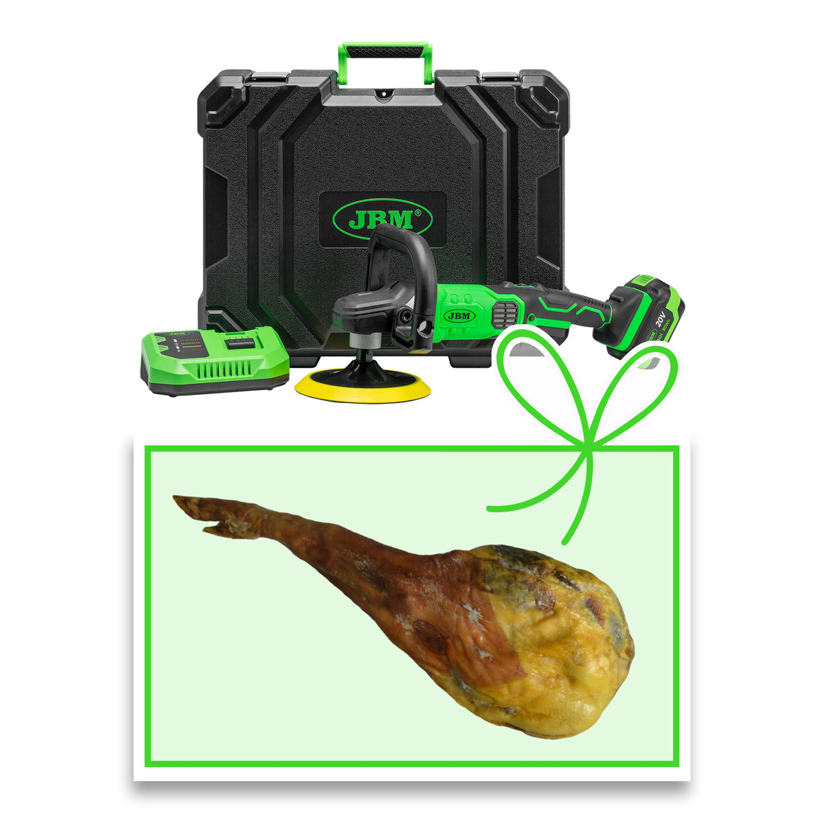 LUCIDATRICE A BATTERIA CON VALIGETTA + PROSCIUTTO | 60009C-P