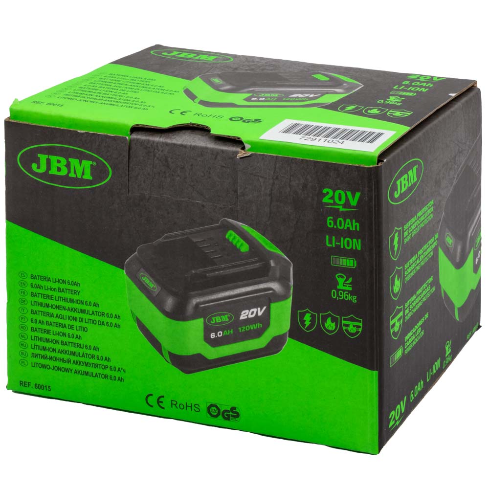 BATTERIA AGLI IONI DI LITIO DA 6.0 AH | 60015