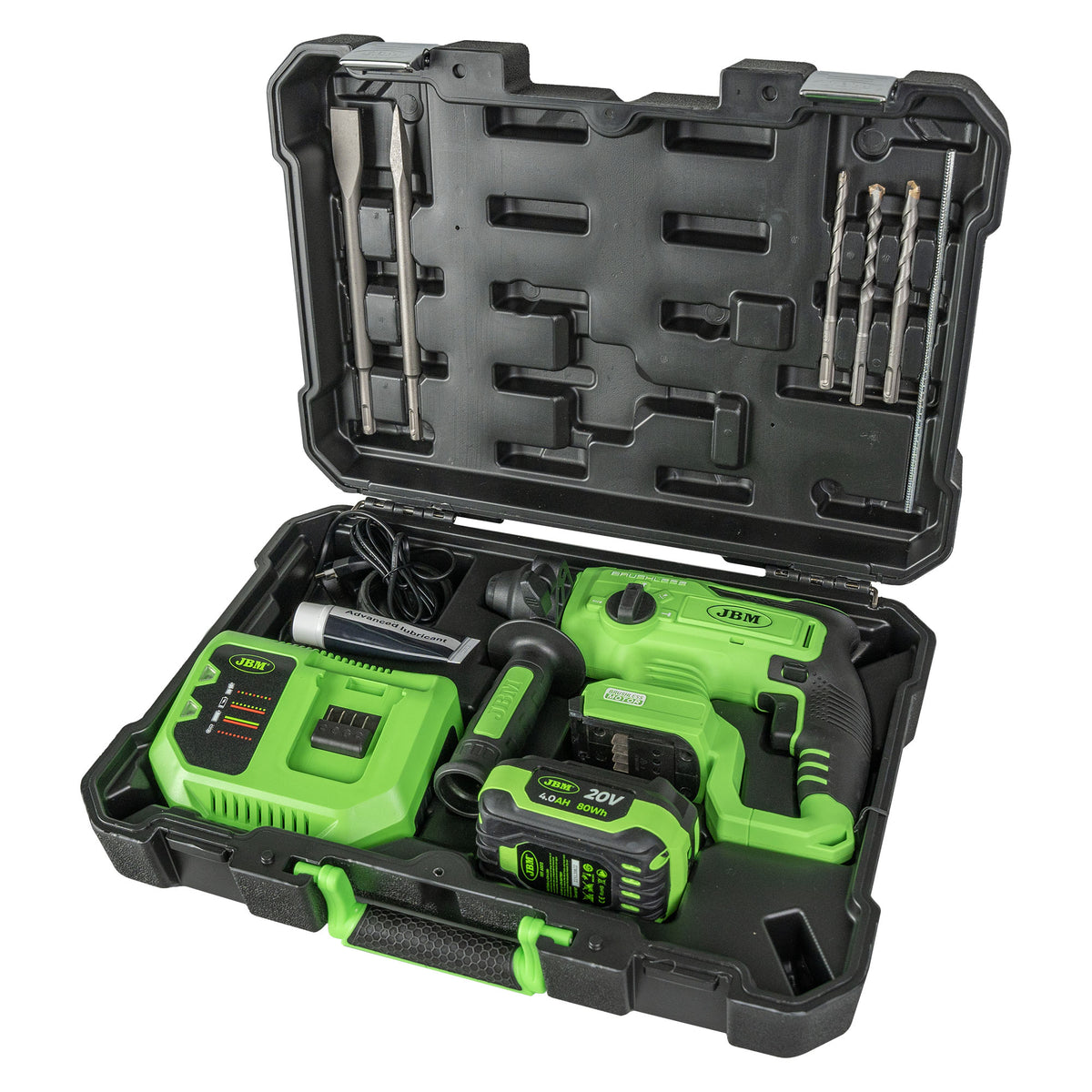 MARTELLO PERFORATORE BRUSHLESS A BATTERIA CON CUSTODIA | 60023C