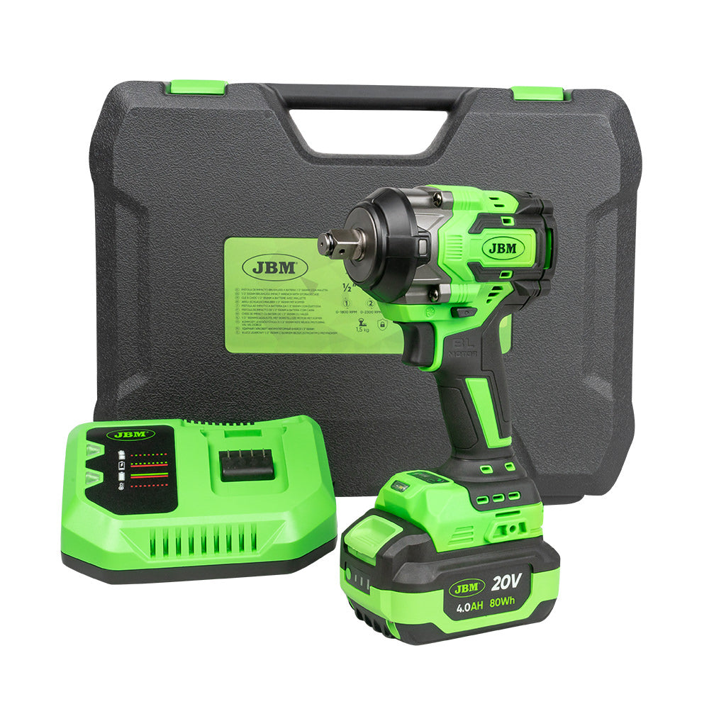 60046C CHIAVE A IMPATTO 1/2" 800NM BRUSHLESS A BATTERIA CON CUSTODIA