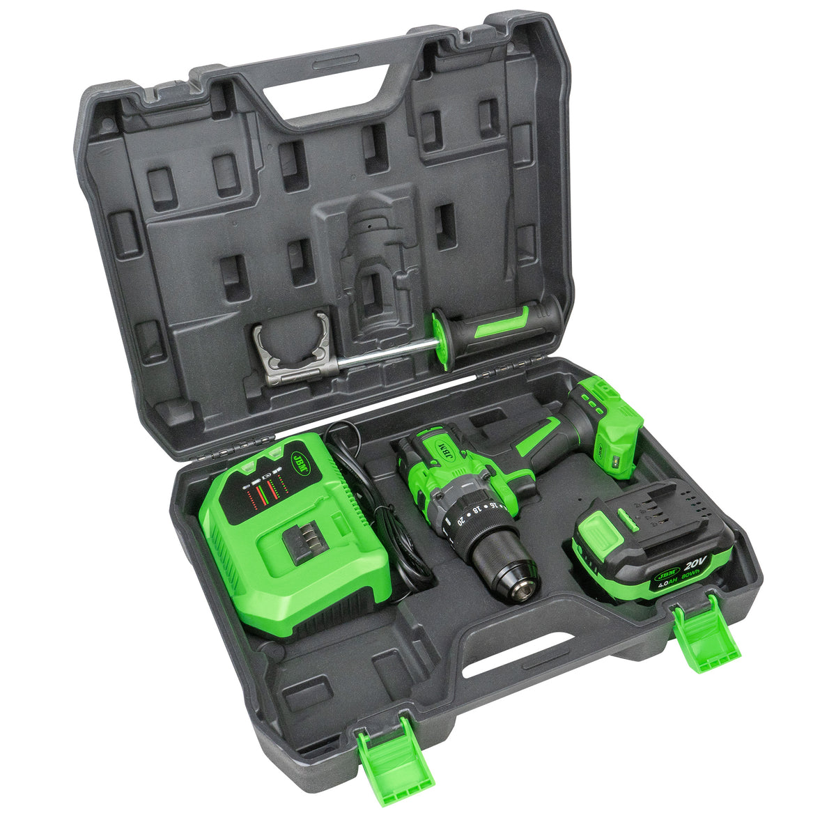 TRAPANO A 2 VELOCIT? BRUSHLESS A BATTERIA CON CUSTODIA | 60047C