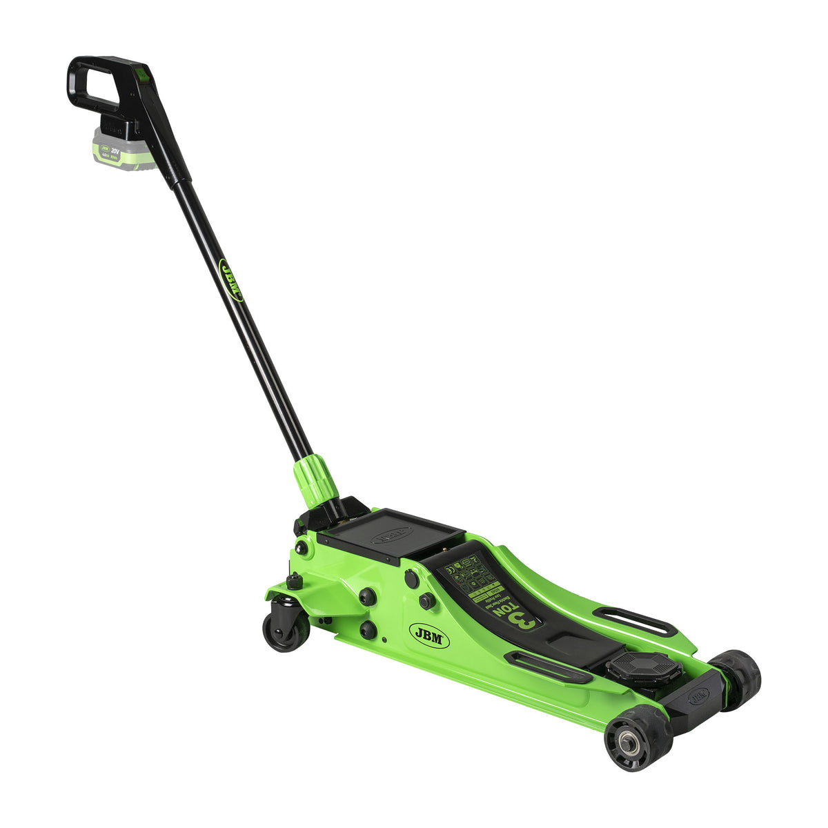 CRIC A CARRELLO IDRAULICO 3T A BATTERIA CON BATTERIA DA 6AH E CARICABATTERIE INCLUSI | PROMO-60065