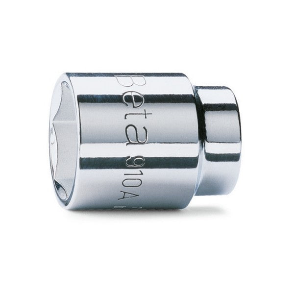 910A/10 Chiavi a bussola con attacco quadro femmina 3/8" bocca esagonale cromate