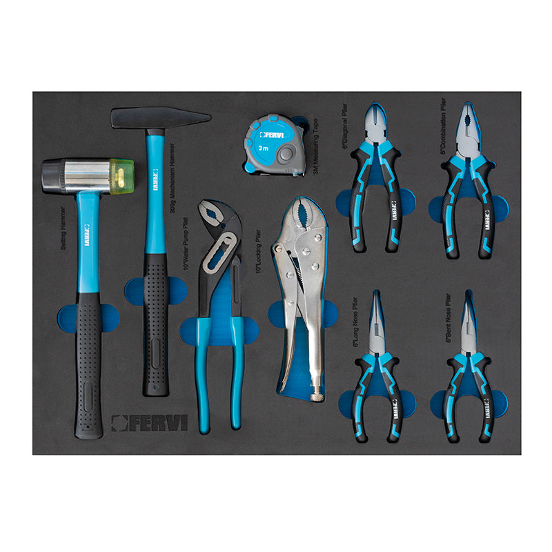 Carrello 298 utensili e 7 cassetti autobloccanti | FERVI cod. C600C4