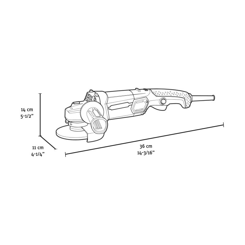FERVI SMERIGLIATRICE ANGOLARE 125MM 1200W