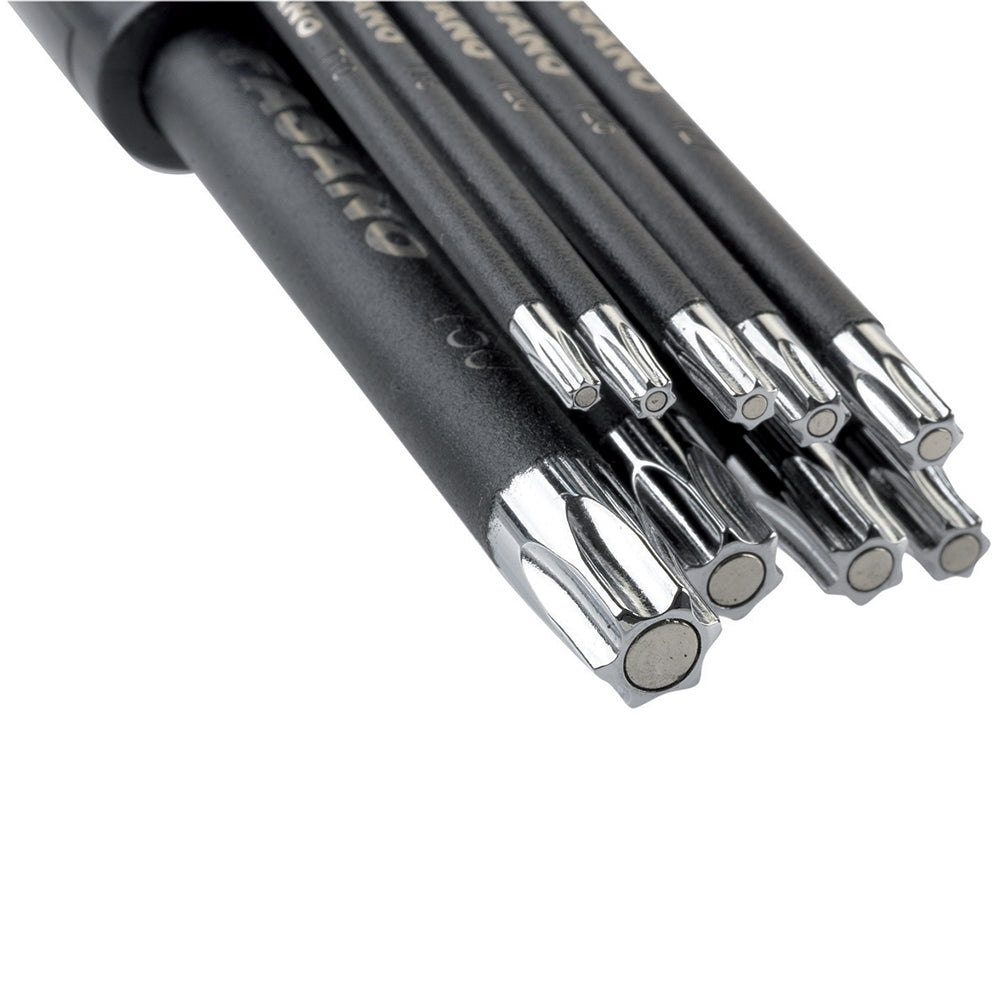Set chiavi maschio piegate con impronta Torx ed estremità magnetica | FG 138/M