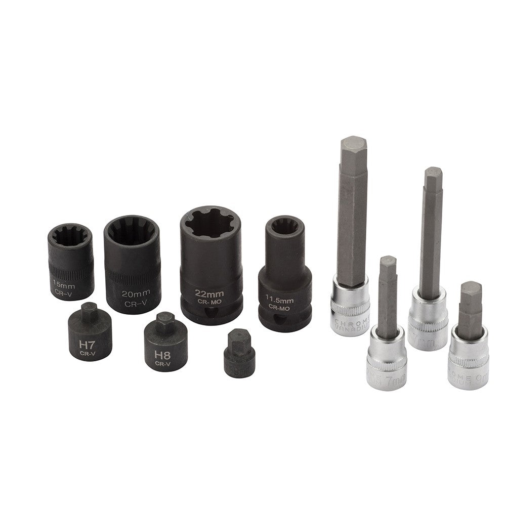 FG 198/S11 SET 11 UTENSILI PER SMONTAGGIO BULLONI PINZE FRENO